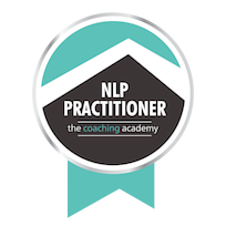 NLP practitioner certification badge through the coaching academy 2021